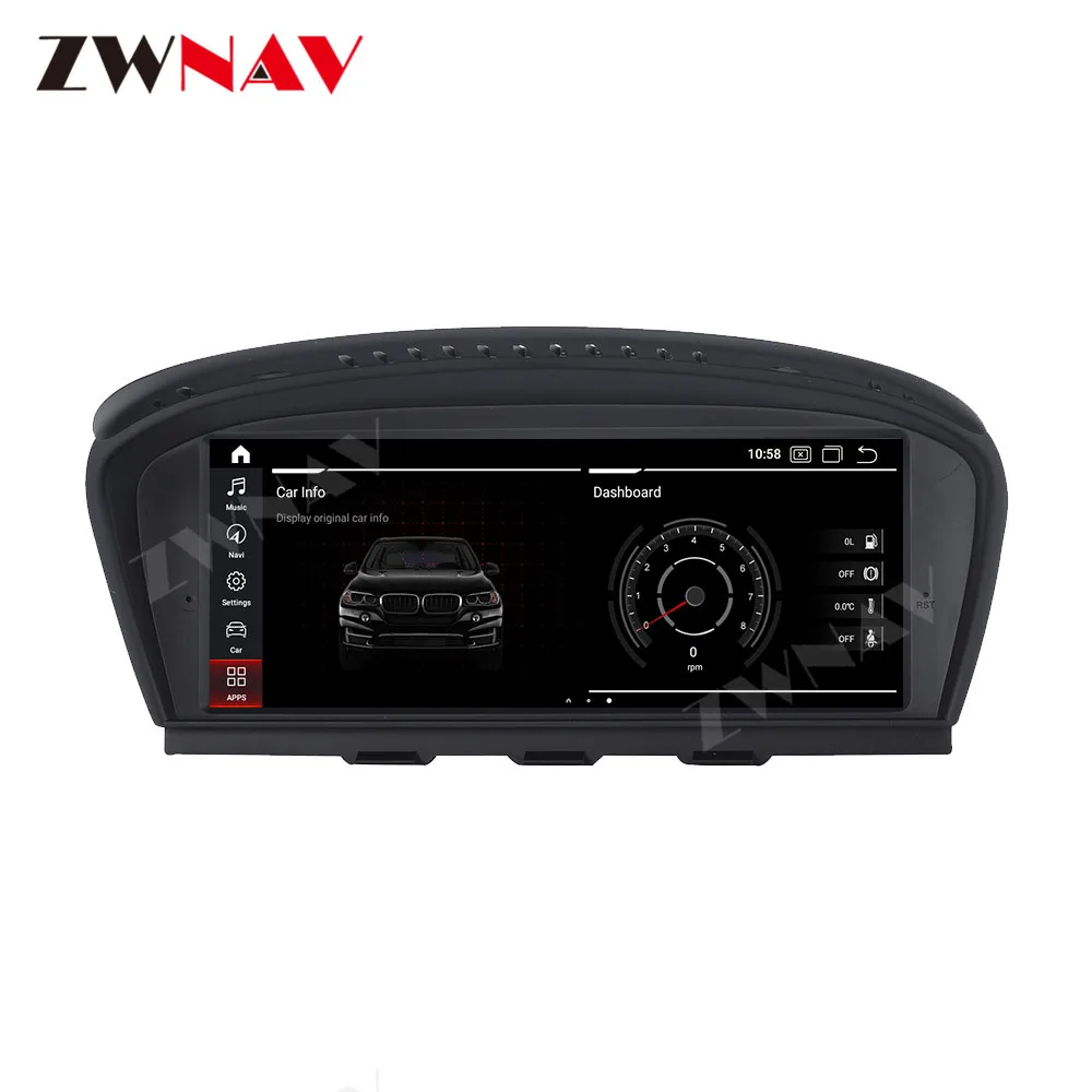 Android 10 с DSP Carplay IPS экран для BMW 5 серии E60 2005 2006 2010 CCC автомобильный радиоприемник