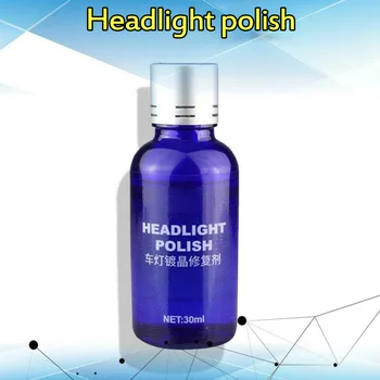 

9H 30ml Auto Car Headlight Len Restorer Repair Liquid Polish Cleaning Tools Sets