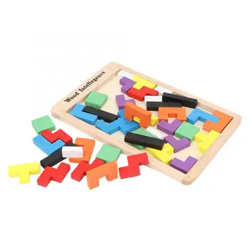 

Wooden Colorful Children Kids Puzzle Jigsaw Toy Building Educational Toy puzzle toy baby children toys