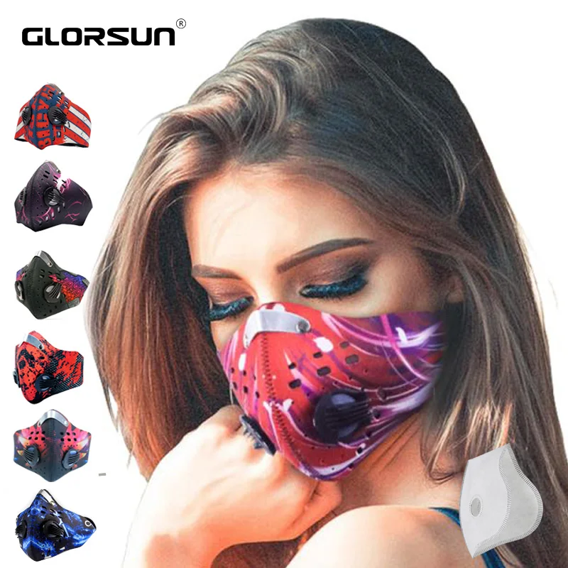 Маска для лица модная маска респиратор против смога защита рта загрязнение