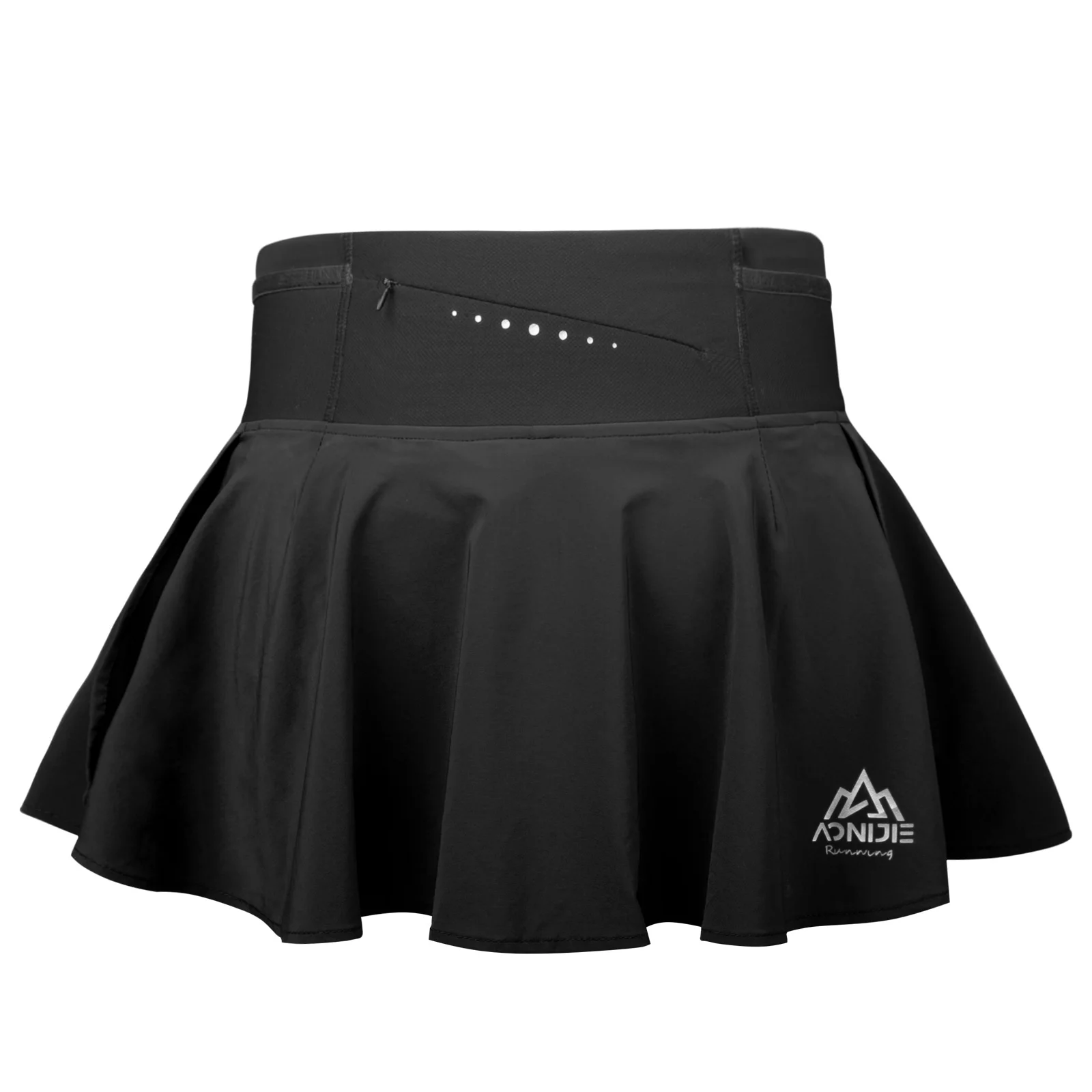 AONIJIE F5104 Women Female Quick Dry Sports Skirt Pantskirt With Lining Invisible Pocket For Running Tennis Badminton Gym