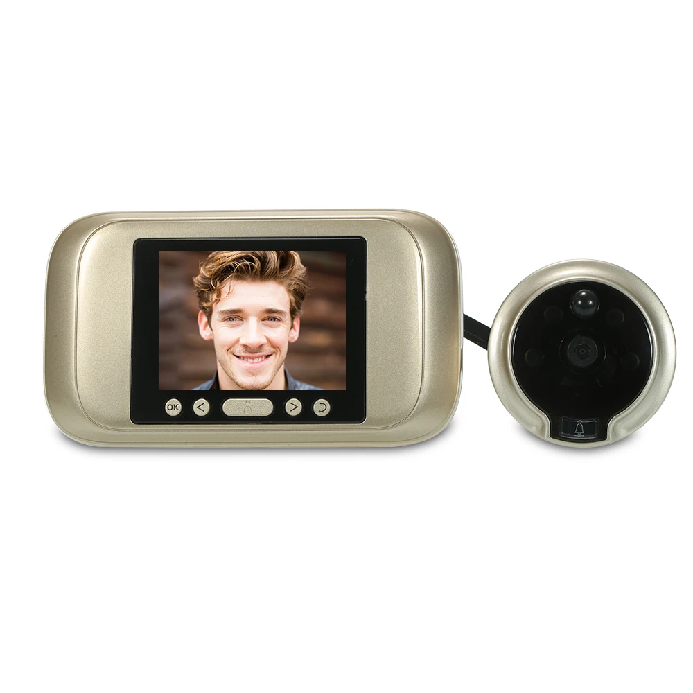 Умный цифровой дверной глазок 3," TFT lcd монитор дверной глазок дверной звонок HD 1.0MP цветная камера ночного видения для домашней безопасности