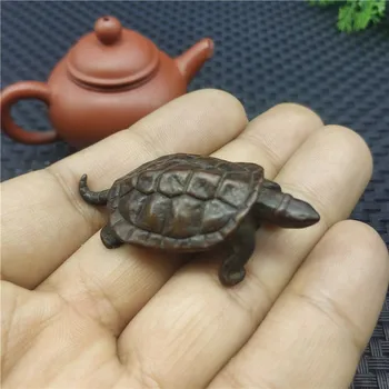

Brass Solid Tortoise Small Ornament Copper Ware Wealth Tortoise Golden Turtle Table Decoration Ornament Longevity Turtle Statue
