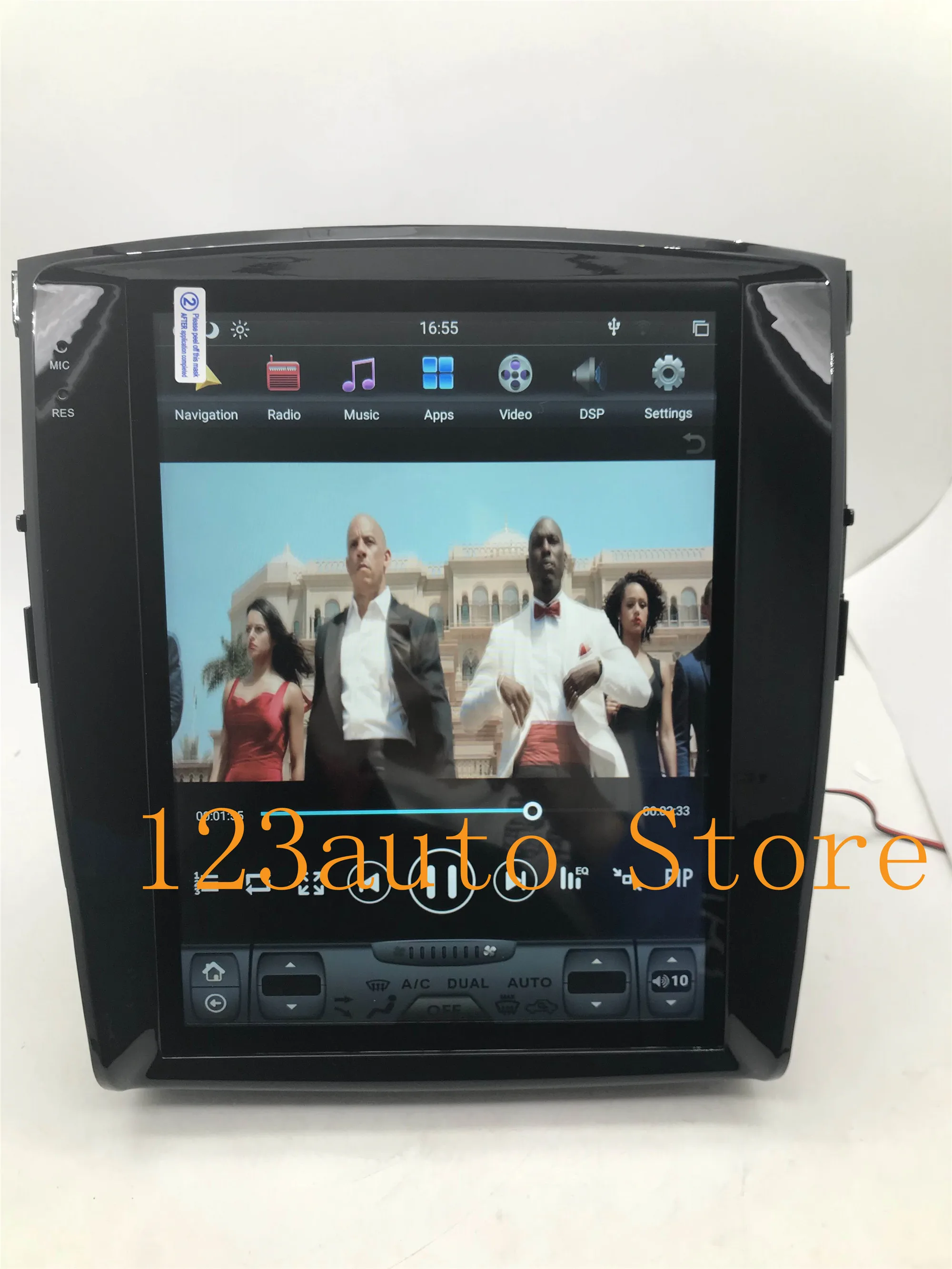 Автомобильный DVD плеер с GPS плеером 12 1 ''вертикальный экран Android 9 0 для MITSUBISHI PAJERO