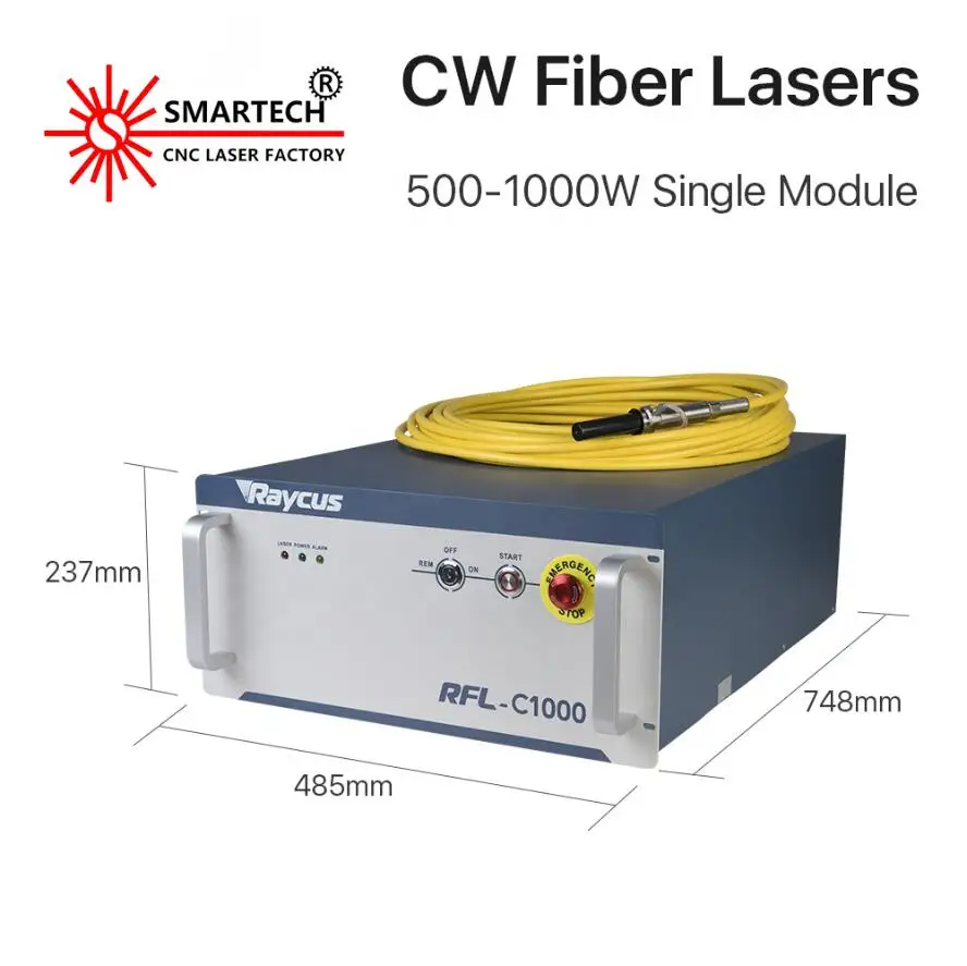 CL166 500 1000 Вт Raycus одиночный модуль CW волоконный лазерный источник|Запчасти для