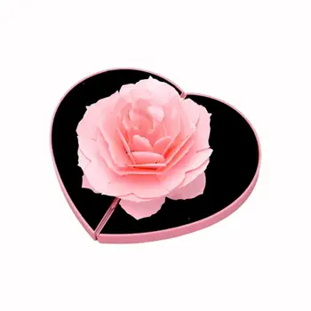 

Heart-shaped rotating rose lifting proposal box K0Q1