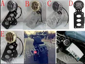 

Metal Side Mount Taillight License Plate Bracket For Honda Yamaha Suzuki Kawasaki Bobber Custom Chopper Cruisers Street Bike