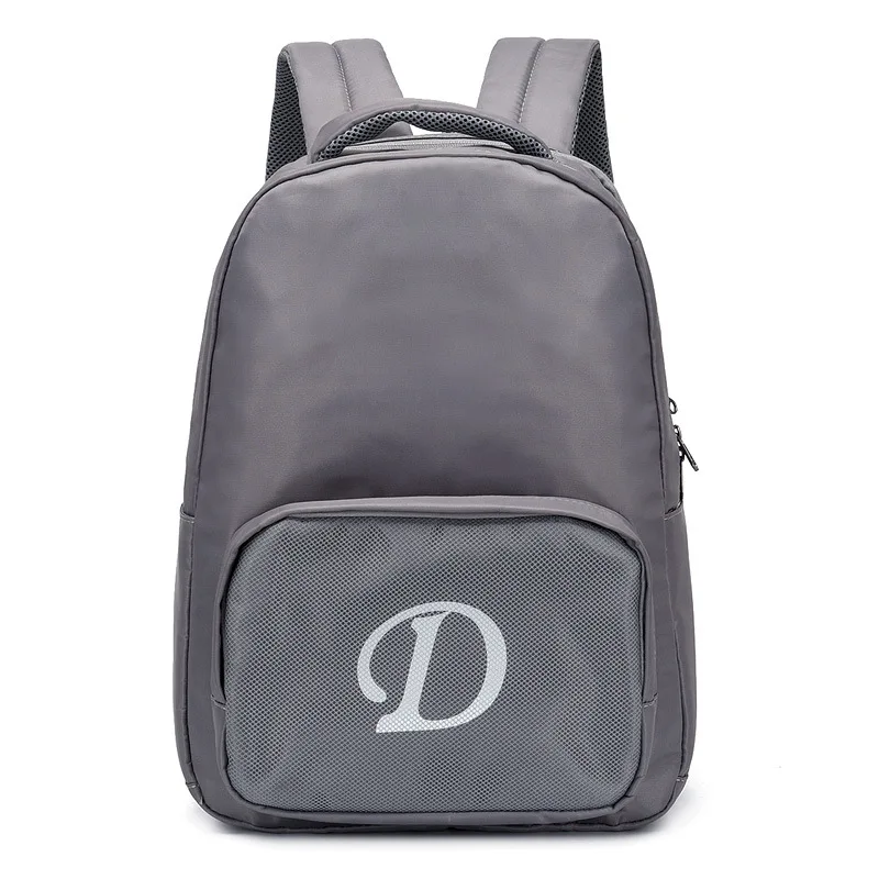 

Nylon Backpack Women's Fashion Multi-functional Gym Bag Simple Light Yoga Bag Large Capacity Travel Bag Strap Shoes Bit