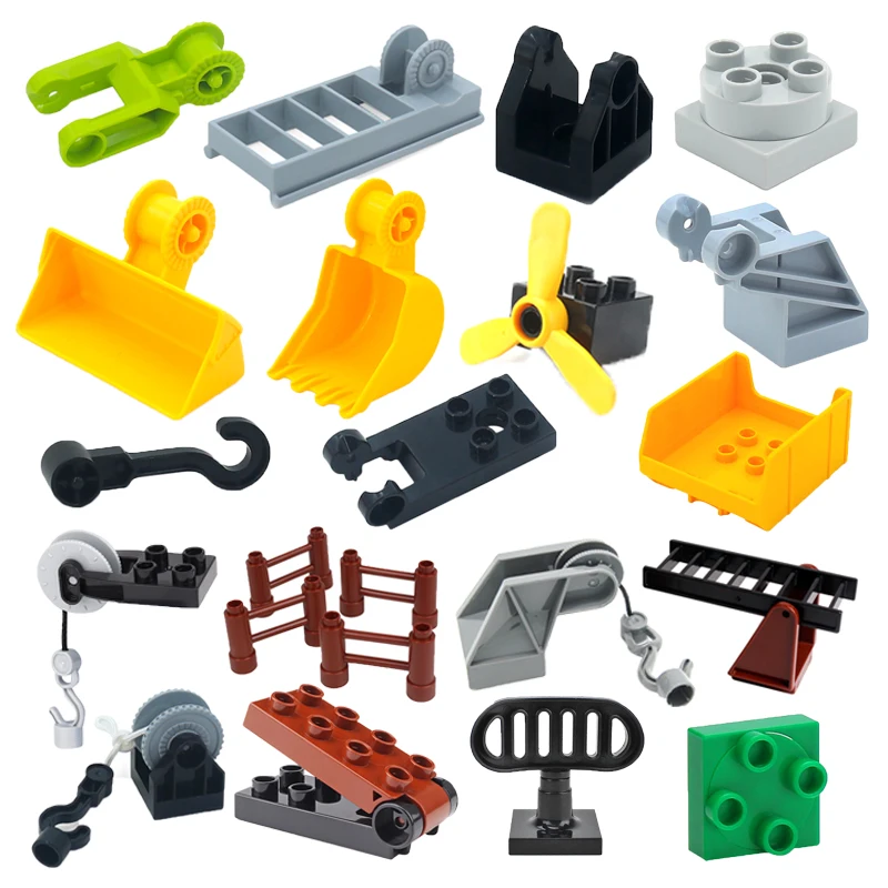Assemble Toys Mechanical-Accessories Bricks Building-Blocks Construction Creativity Children