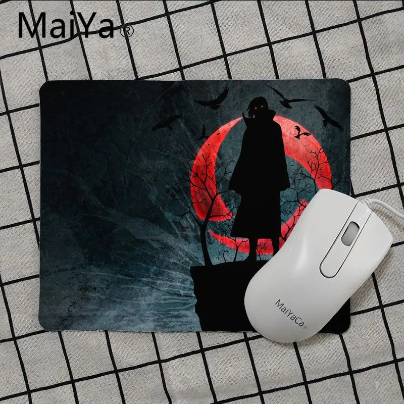 Maiya высокое качество Uchiha Itachi Naruto аниме резиновая мышь прочный Настольный коврик