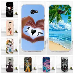 Покрытия для Funda samsung Galaxy A5 2017 чехол силиконовые чехлы для телефона для Coque samsung A5 2017 A520F TPU чехол Милые Роскошные сумки