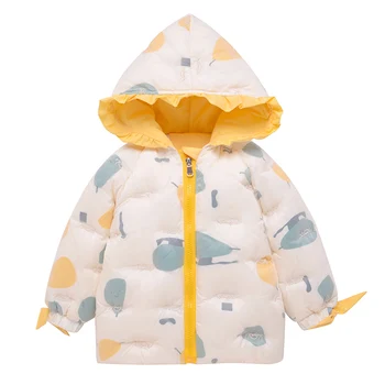 

Kids Down Jacket 2020 Russian Winter Girl Hooded Parka Children Coat Snowsuit Outerwear Thickening Toddler Girl Winter Clothes