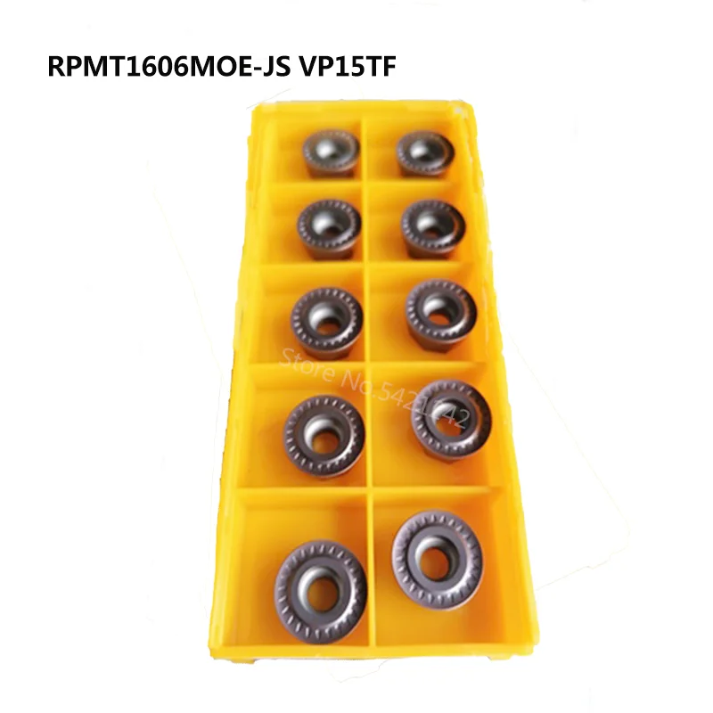 Вставить RPMT1606 MOE JS VP15TF металлический токарный инструмент R8 твердосплавные