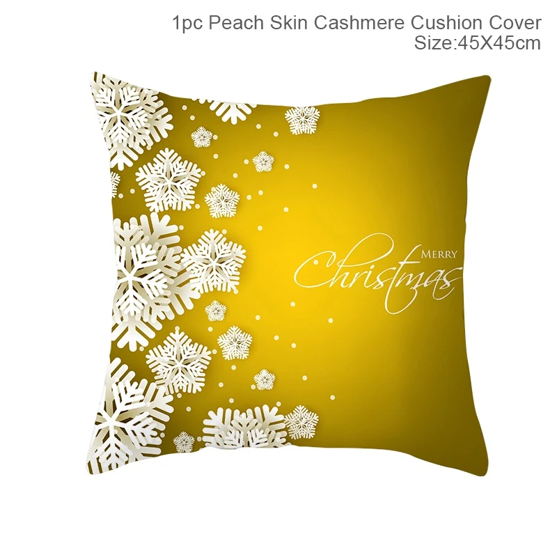 cushion cover 03 Merry Chistmas Рождественский Чехол на подушку украшения для дома Рождественские украшения подарки на год Рождество Navidad Neol - Цвет: cushion cover 03