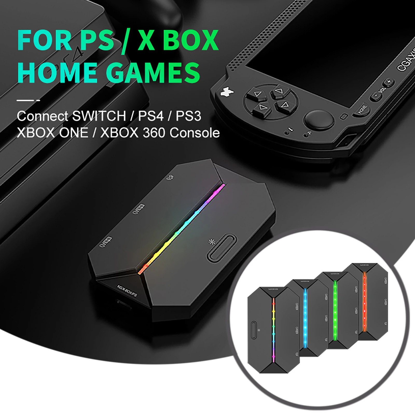 For Nintendo Switch Game Console Keyboard Mouse Pc Converter For Lite Ps4 Xbox One Ps3 Xbox 360 Game Controller Adapter Set 3 Usb Receiver Adapter Aliexpress