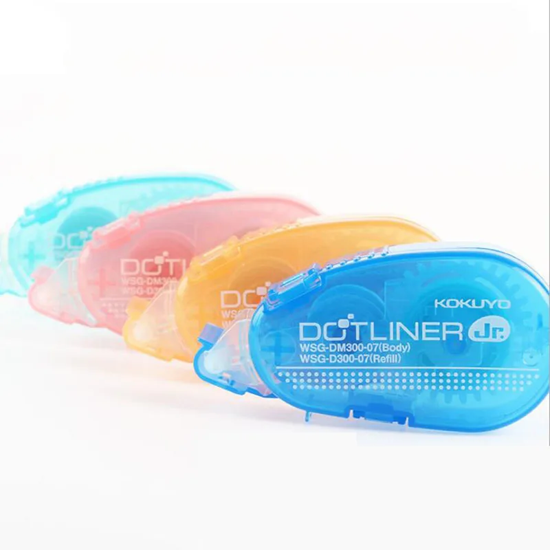 

Japan Kokuyo Dispensing DM300 Dispensing Replacement Core Correction Tape 6mmx8m Learning Office Supplies 4pcs (Color Random)