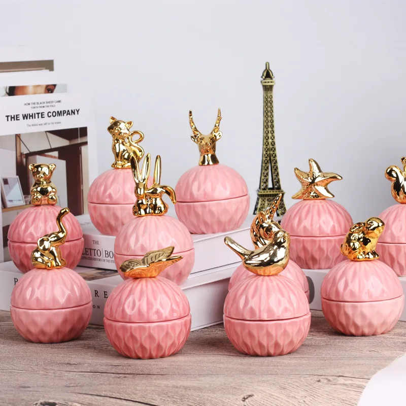 

Ceramic Gift Box wedding decoration package Candy Box Wedding dragees For Chocolate Christmas & party supplies Jewelry Storage
