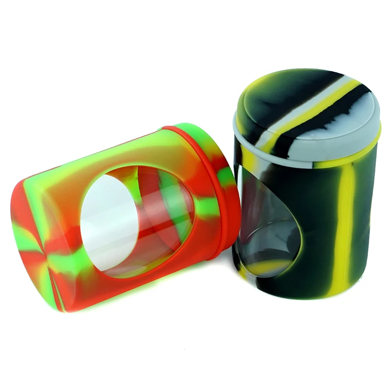 

Glass Jar with Silicone Container for Spices, 180ml