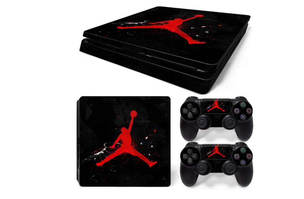 Дизайн для PS4 тонкая консоль и контроллеры наклейки для PS4 тонкая кожа Наклейка для ps4 тонкая виниловая наклейка - Цвет: 5991