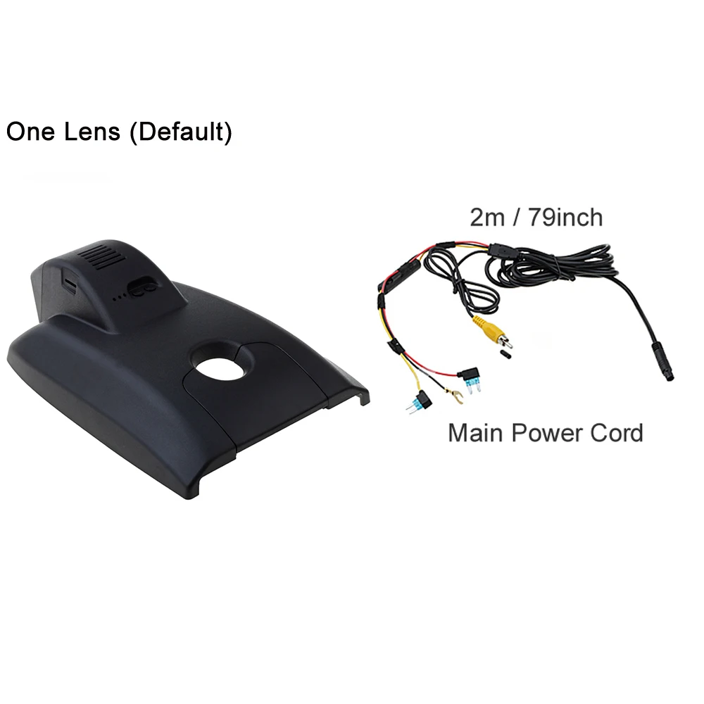 Car DVR Registrator Dash Cam Camera Wifi Digital Video Recorder for Toyota Camry XV70 Daihatsu Altis - Название цвета: Black Single Camera