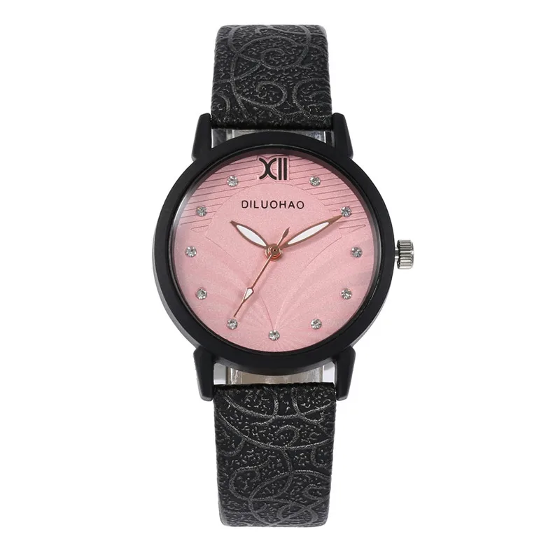 

Woman Watch 2019 Korean Style Printing Belt Ladies Watch Casual Fashion Rhinestone Scale Student Watches Bracelet Jewelry
