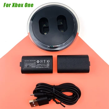 

2020 Newest For XBOX ONE Dual Charging Dock Station Controller Charger and 2 Extra Battery Dropshipping