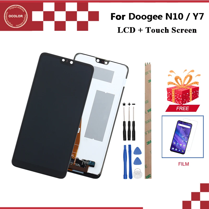 Цветной Для Doogee N10 ЖК-дисплей и сенсорный экран 5 84 ''протестированный