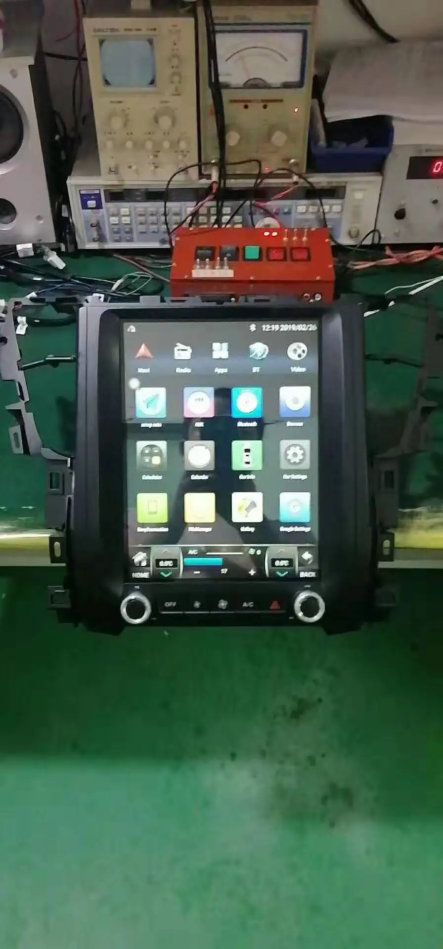 

12.1" tesla style vertical screen android 8.1 Octa core Car GPS radio Navigation for Toyota Alphard Vellfire 2015-2019