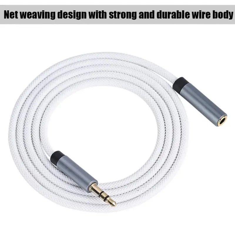 

1 meter AUX line 3.5 mm audio extension cable for Xiaomi Huawei P20 stereo jack male to female headphone cable