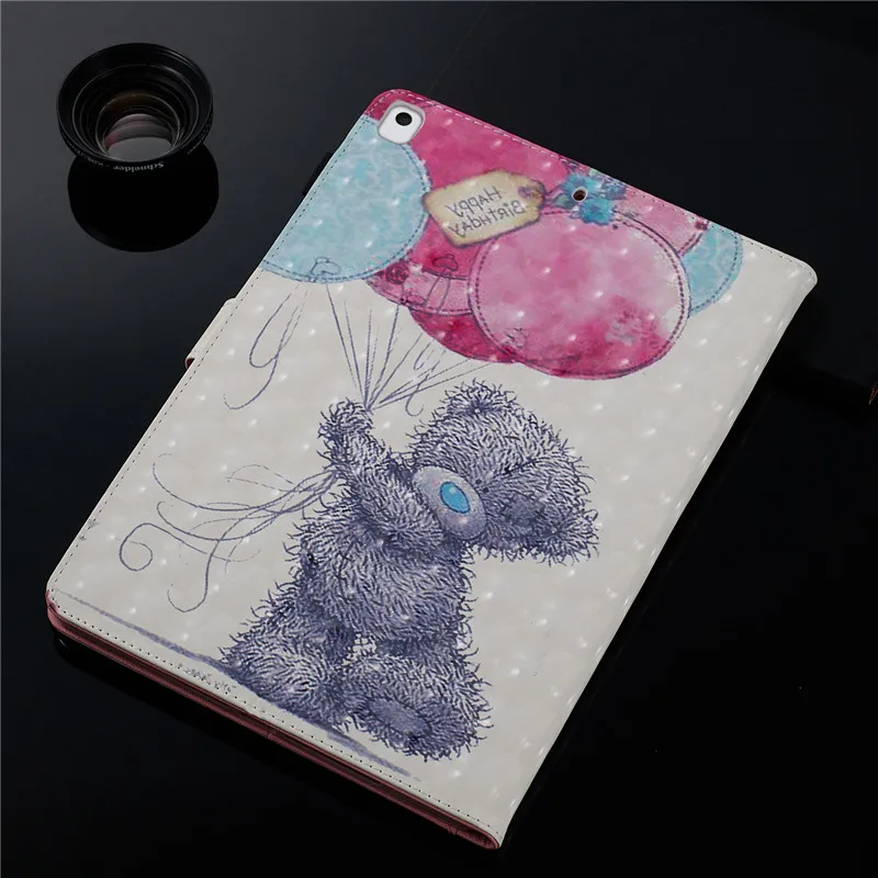 Wekays чехол для iPad 10,2 мультфильм 3D Единорог кожаный чехол для iPad 10,2 7th поколения A2200 A2198 A2232 крышка чехол s