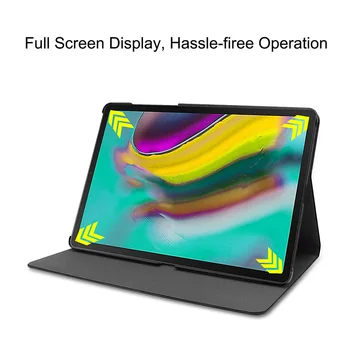 

S5E-T720 Plastic Leather Tablet Protective Shell For Samsung Tab S5E 10.5 Flip Hold Cover For Tablet Computer With Magnetism