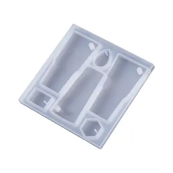 

Irregular Pendant Key Ring Silicone Mold DIY Crystal Epoxy Earrings Epoxy Molds Ornaments Making Accessory T4MD