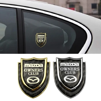 

Car Badge Sticker Window Emblem for Mazda Logo 3 Axela Spoiler MX5 CX5 CX7 RX8 RX7 CX3 626 323 6 Atenza CX9 Carbon Fiber Decals