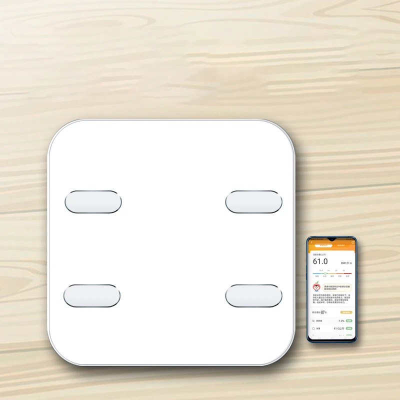 

Hot Bathroom Body Fat Scale Floor LED Display Data Monitor Body Index Electronic Smart Weighing Scales Water Muscle Mass BMI