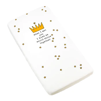 

Baby Crib Sheet Soft Breathable Baby Bed Mattress Cover Crib Potector Newborn Bedding for Cot