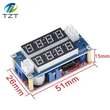 TZT XL4015 5A Регулируемая мощность CC/CV понижающий модуль заряда светодиодный Вольтметр Амперметр постоянный ток постоянное напряжение