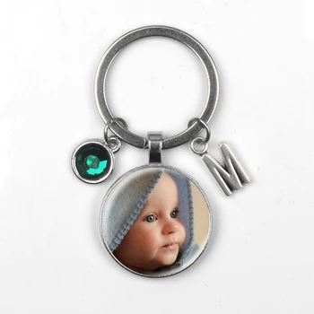 

Personalized Photo Pendants Custom Keychain Loved One Photo of Your Baby Child Mom Dad Grandparent Gift for Family Member Gift