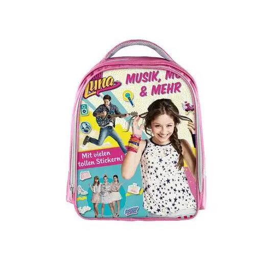 Soy Luna, сумка для девочек, принцесса, детские школьные сумки, ТВ-шоу, сумки на плечо, на заказ, Bandolera Hombre, рюкзаки для детей, студентов - Цвет: as pictures