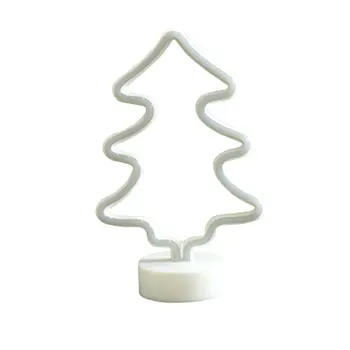 

Creative Led Neon Christmas Party Lights Wedding Children'S Room Decoration Lights Battery Usb Dual-Use Decorative Lights