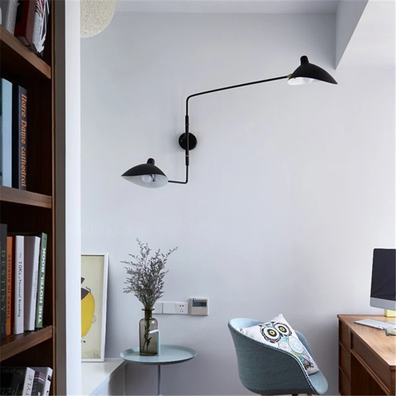 DaWn Spider Serge Mouille настенный светильник, промышленные настенные лампы для гостиной, светодиодный светильник, настенный светильник, светильник в винтажном стиле