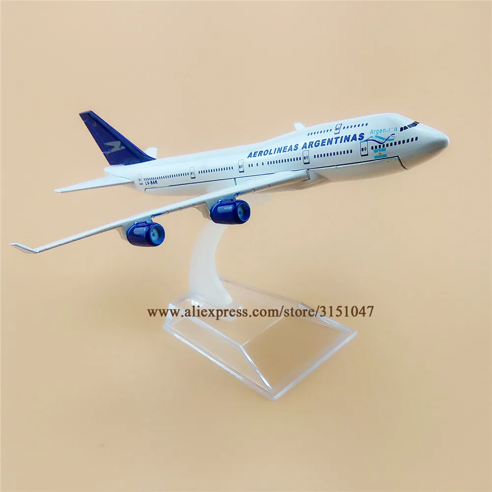 16 см Air Aerolineas Серебристые B747 Боинг 747 авиакомпании|Статуэтки и миниатюры| |