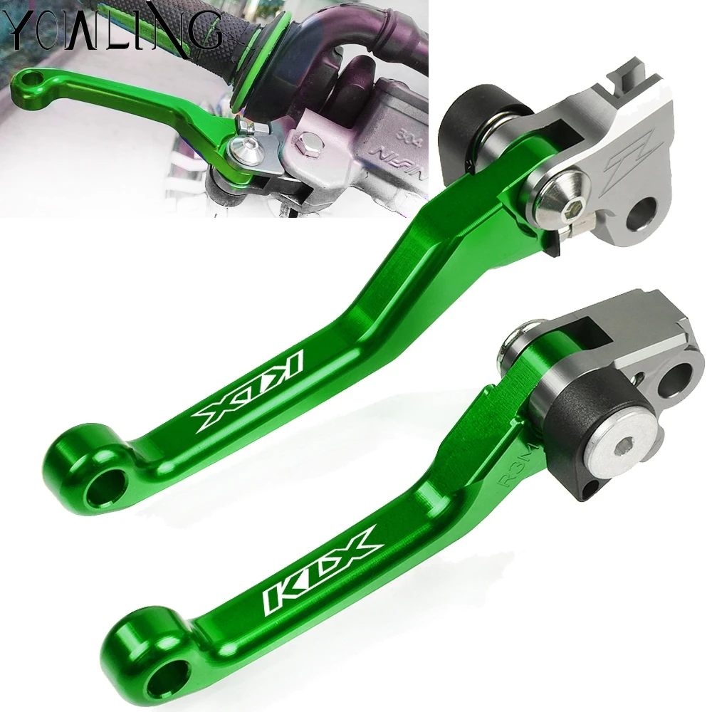 Складной рычаг сцепления тормоза для Kawasaki KLX450R KLX125 KLX250 / D-TRACKER KLX 450R 125 250 |