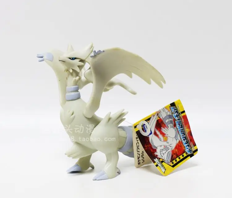 Pokemon Dragon and Electric Type Reshiram Zekrom Joints Movable Action  Figure Model Toys