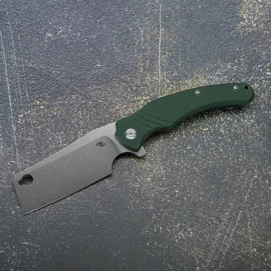 CH3531-G10 складной нож D2 лезвие G10 Ручка Кемпинг Открытый выживания Фрукты Карманный кухонный нож для резки мясника EDC - Цвет: Green handle