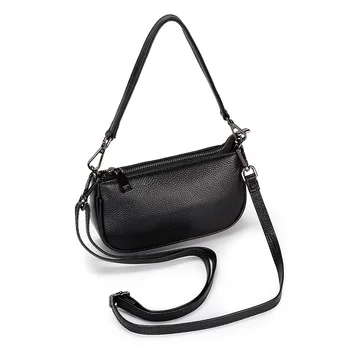 

Genuine Leather Women's Diagonal Bag Luxury Handbags Women Bags Designer Crossbody Bag Mini Ladies Hand Bags Small Woman Handbag