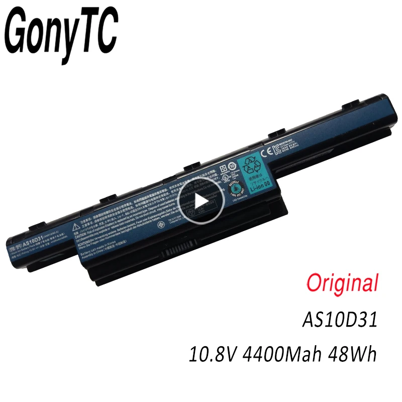 AS10D31 Оригинальный аккумулятор для ноутбука Acer Aspire V3 5741 5742 5750 5551G 5560G 5741G 5750G AS10D51 AS10D61