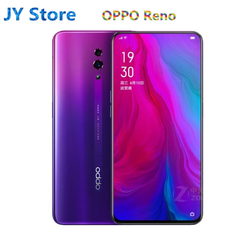 OPPO Reno Global rom 6,4 дюймов Qualcomm710 Поддержка NFC 2340*1080 Восьмиядерный 3 камеры 48MP+ 5MP 3765mAh сканер отпечатков пальцев