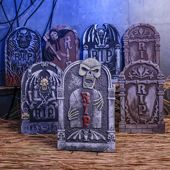 

Halloween Decorations Simulation Tombstone Haunted House Bar Scene Layout Horror Ghost Festival Creative Set Decoration Props