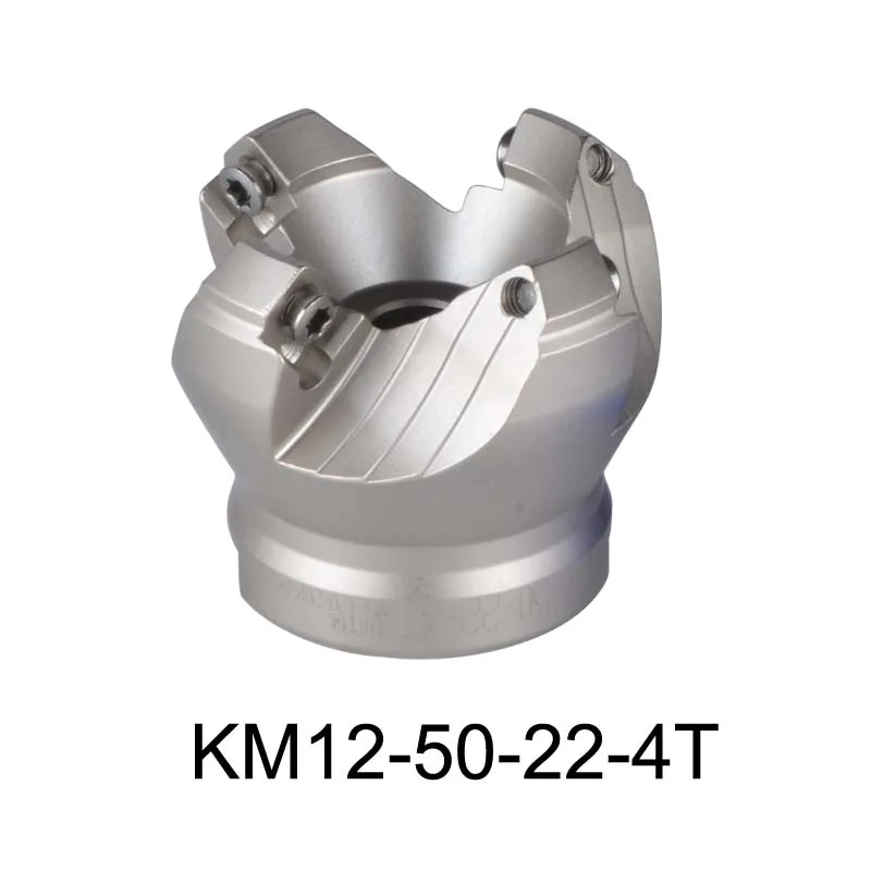 KM12-50-22-4T Плиты фреза KM12 50 мм 63 мм 80 мм 100 мм фрезерные инструменты с ЧПУ для вставок SEKT1204 и SEHT1204 - Длина режущей кромки: KM12-50-22-4T