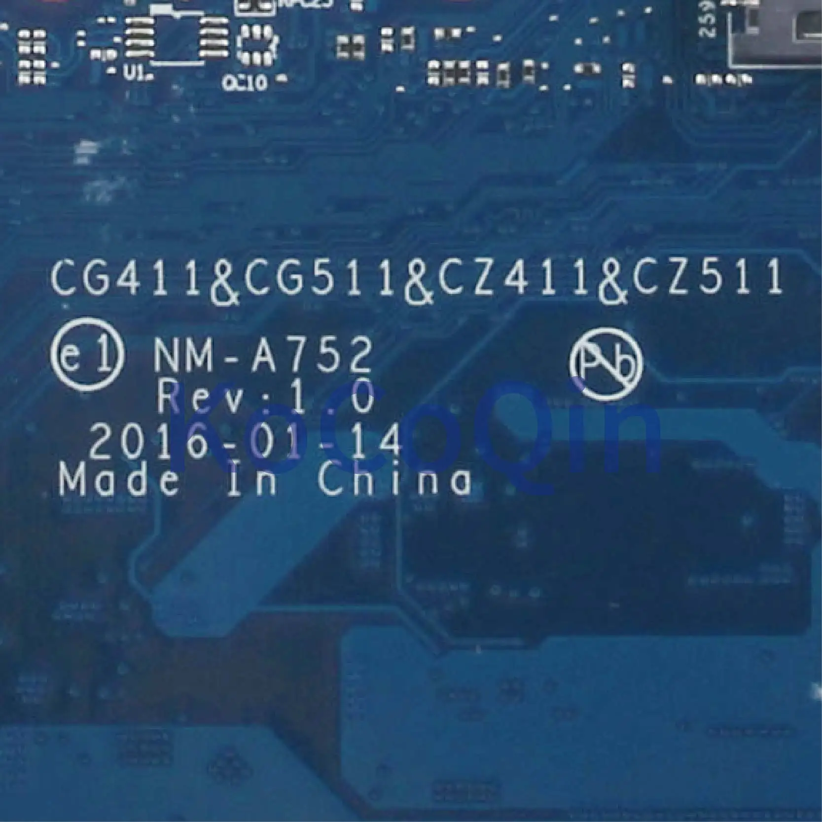 Finest  KoCoQin Laptop motherboard For LENOVO Ideapad 310-14ISK I3-6100U Mainboard CG411 CG511 CZ411 CZ511 